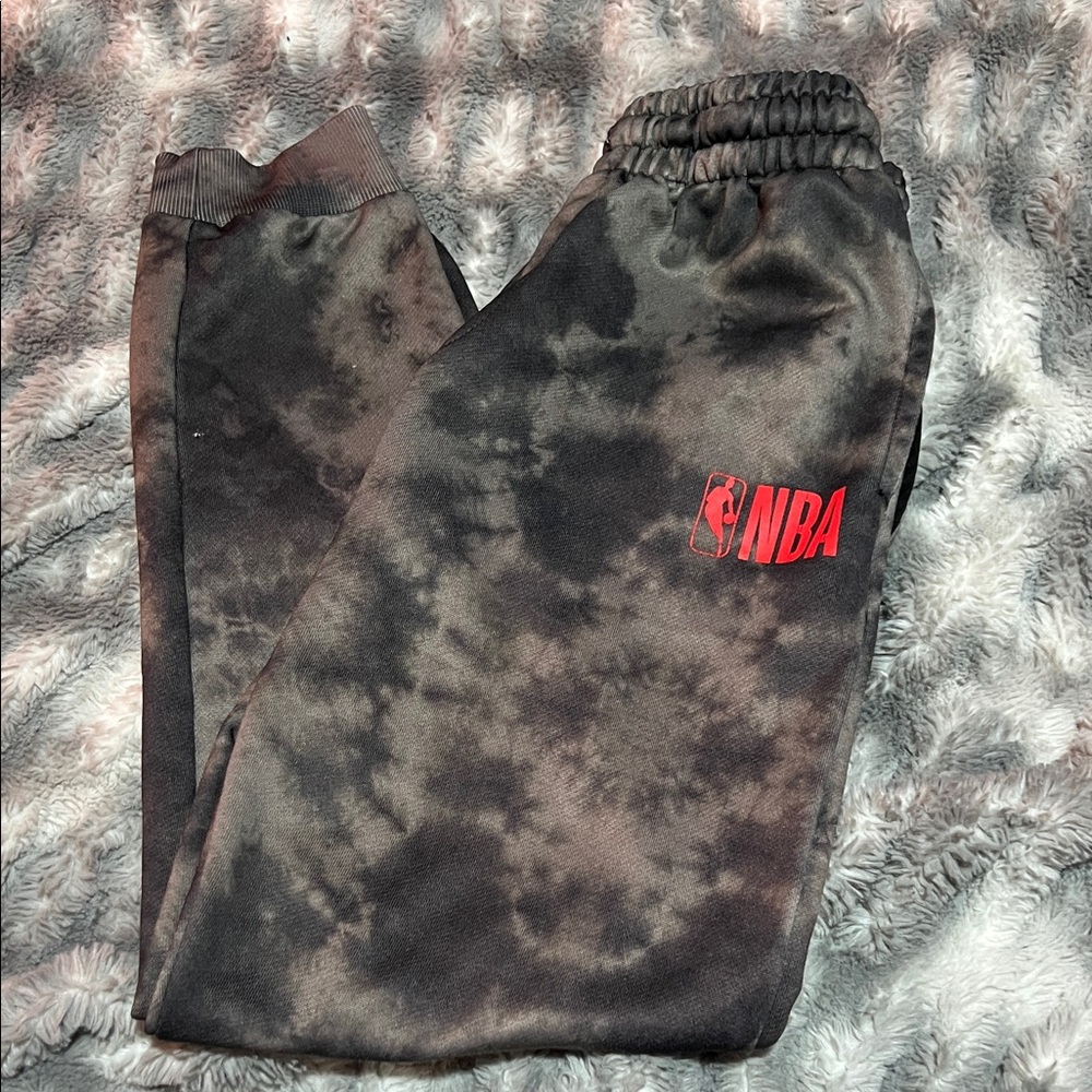 NBA Kids Black Tie-Dye Sweatpants